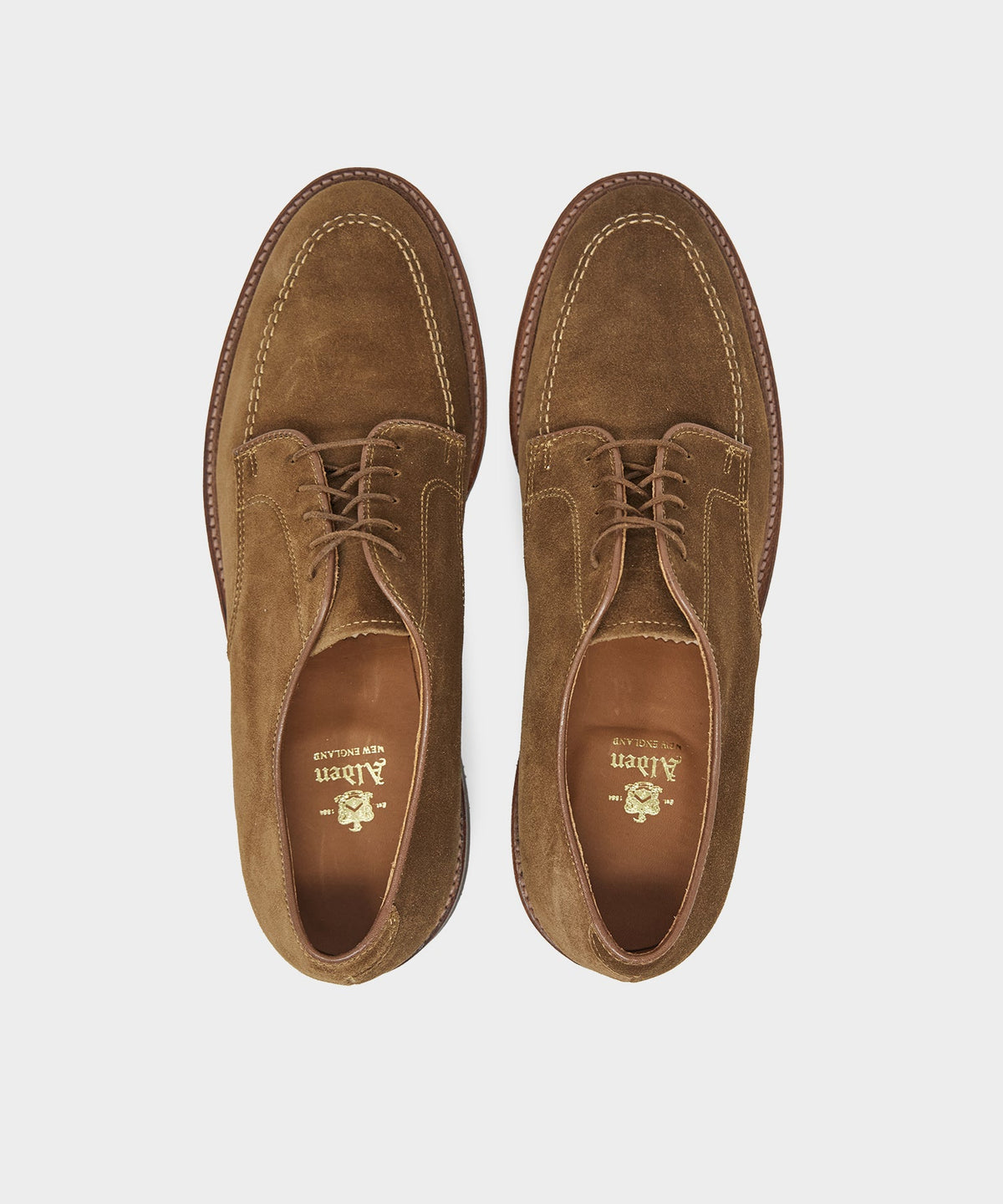 Todd Snyder Alden Mocc Toe Suede Derby - Snuff
