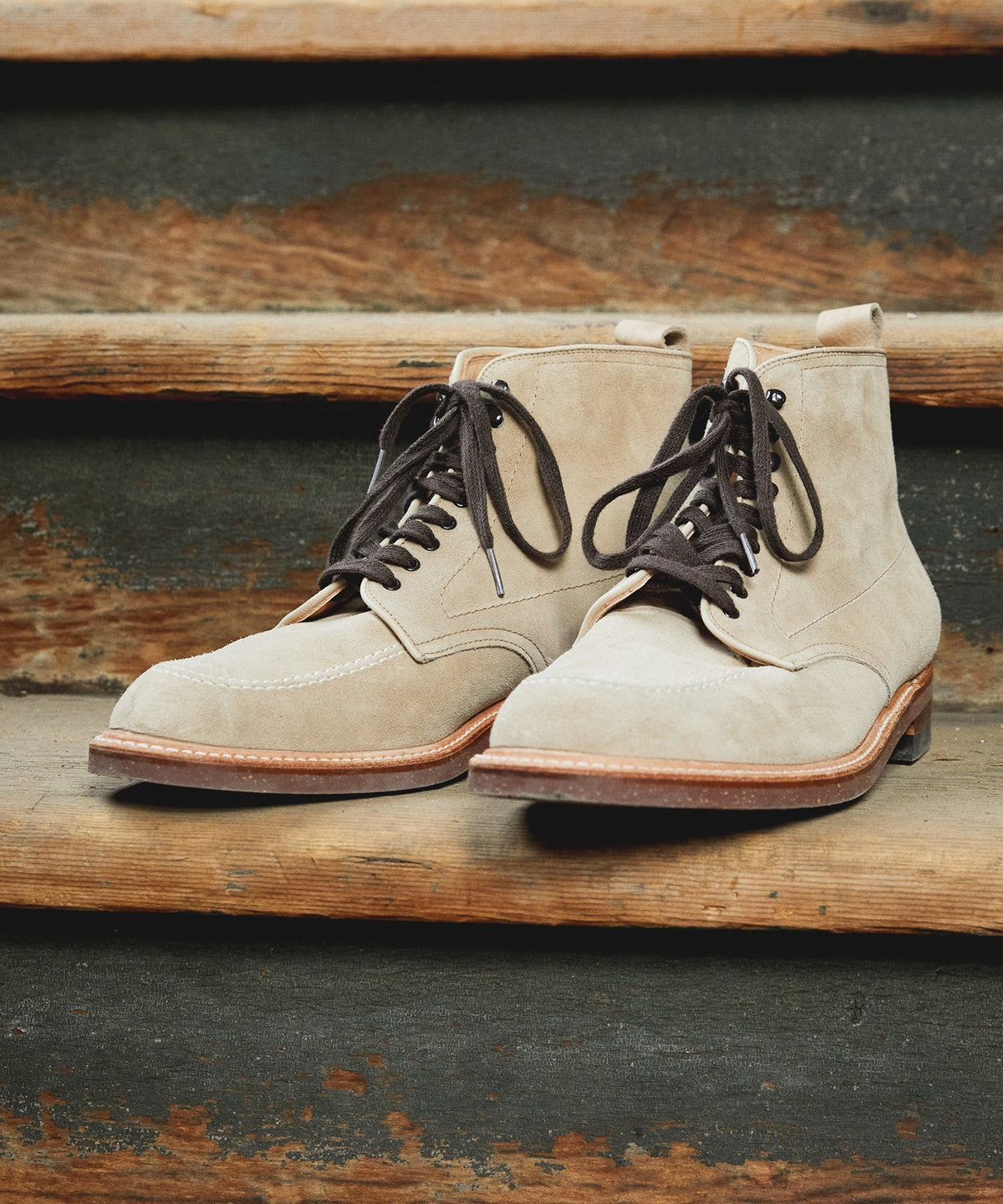 Todd Snyder Todd Snyder x Alden Indy Suede Boot - Beige