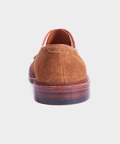 Todd Snyder Alden Unlined Suede Plain Toe Blucher - Snuff