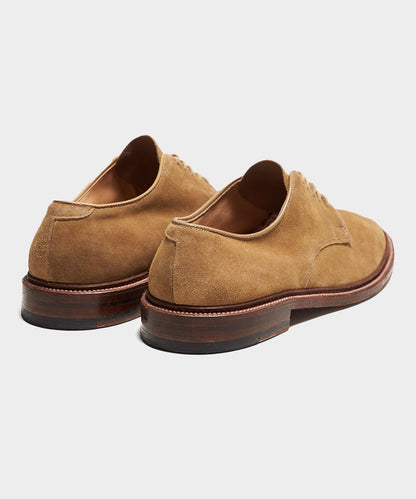 Todd Snyder Alden Unlined Suede Plain Toe Blucher - Tan