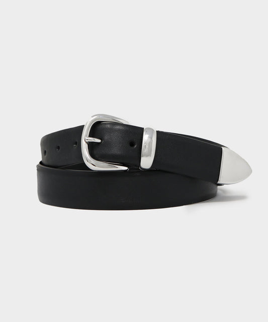 Todd Snyder Anderson's Minimal Western Leather Black - Black