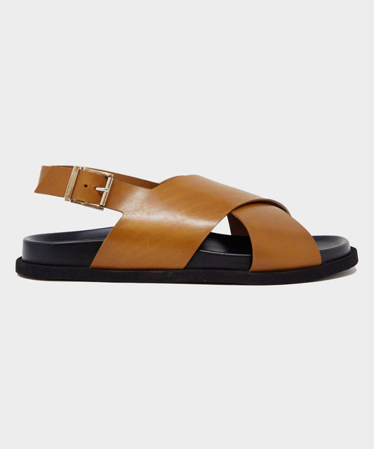 Todd Snyder Armando Cabral Manjak Leather Sandal - Caramel