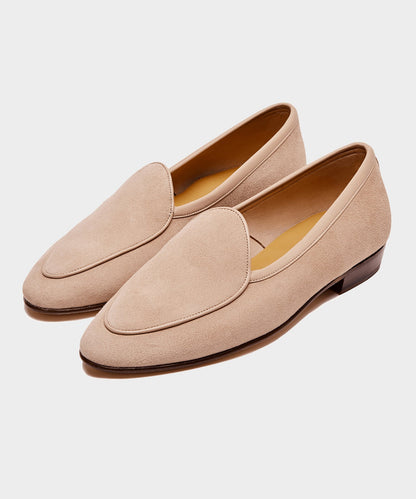 Todd Snyder Baudoin & Lange Exclusive Suede Sagan Loafer - Taupe