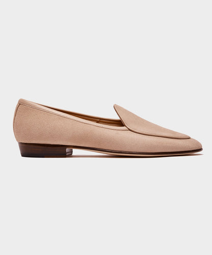 Todd Snyder Baudoin & Lange Exclusive Suede Sagan Loafer - Taupe