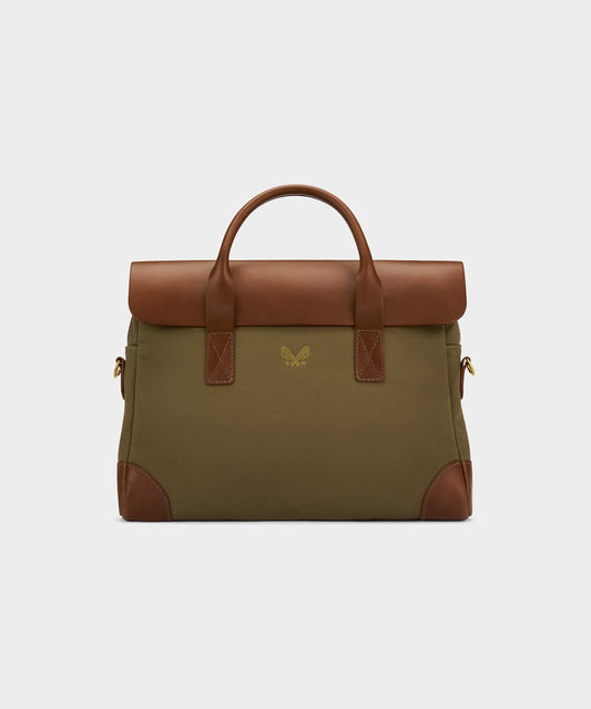 Todd Snyder Bennett Winch Canvas Brief - Olive