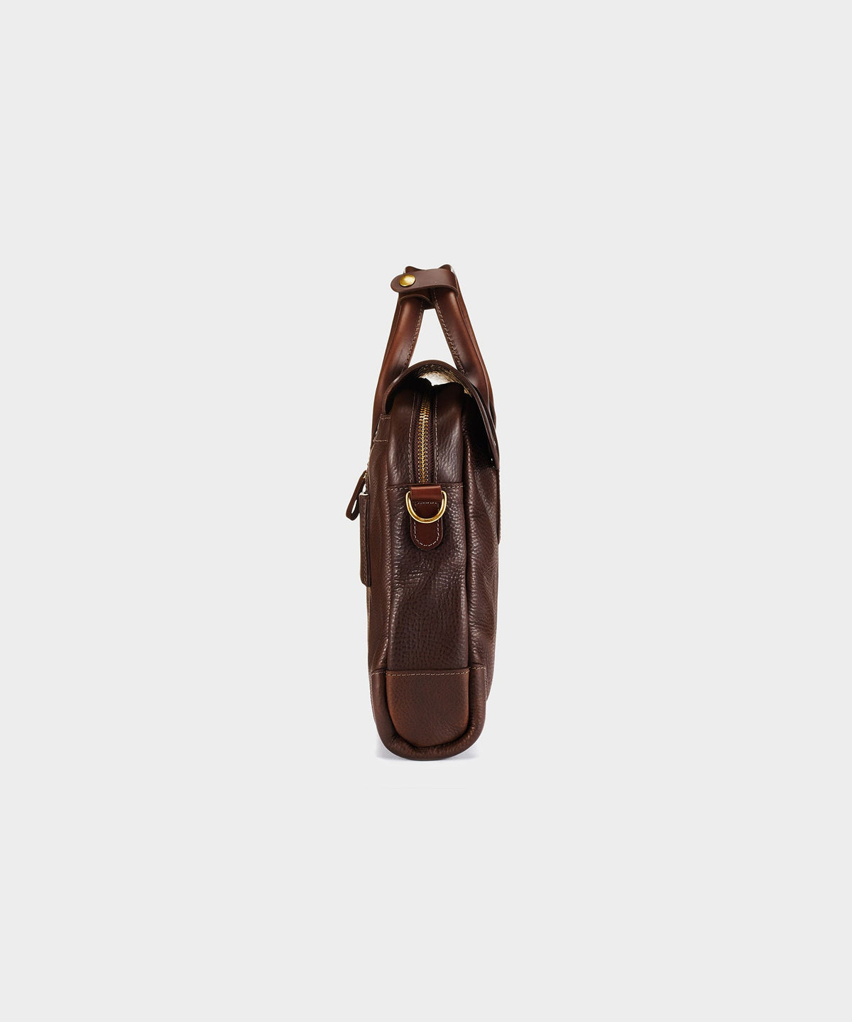 Todd Snyder Bennett Winch Leather Brief - Brown