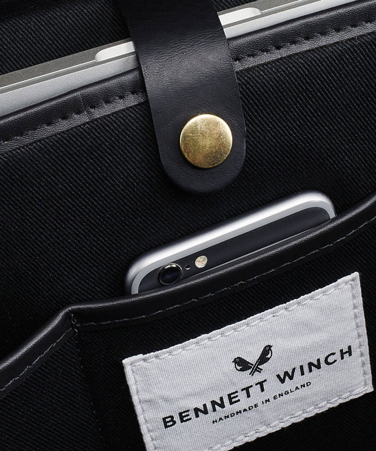 Todd Snyder Bennett Winch Leather Brief - Brown