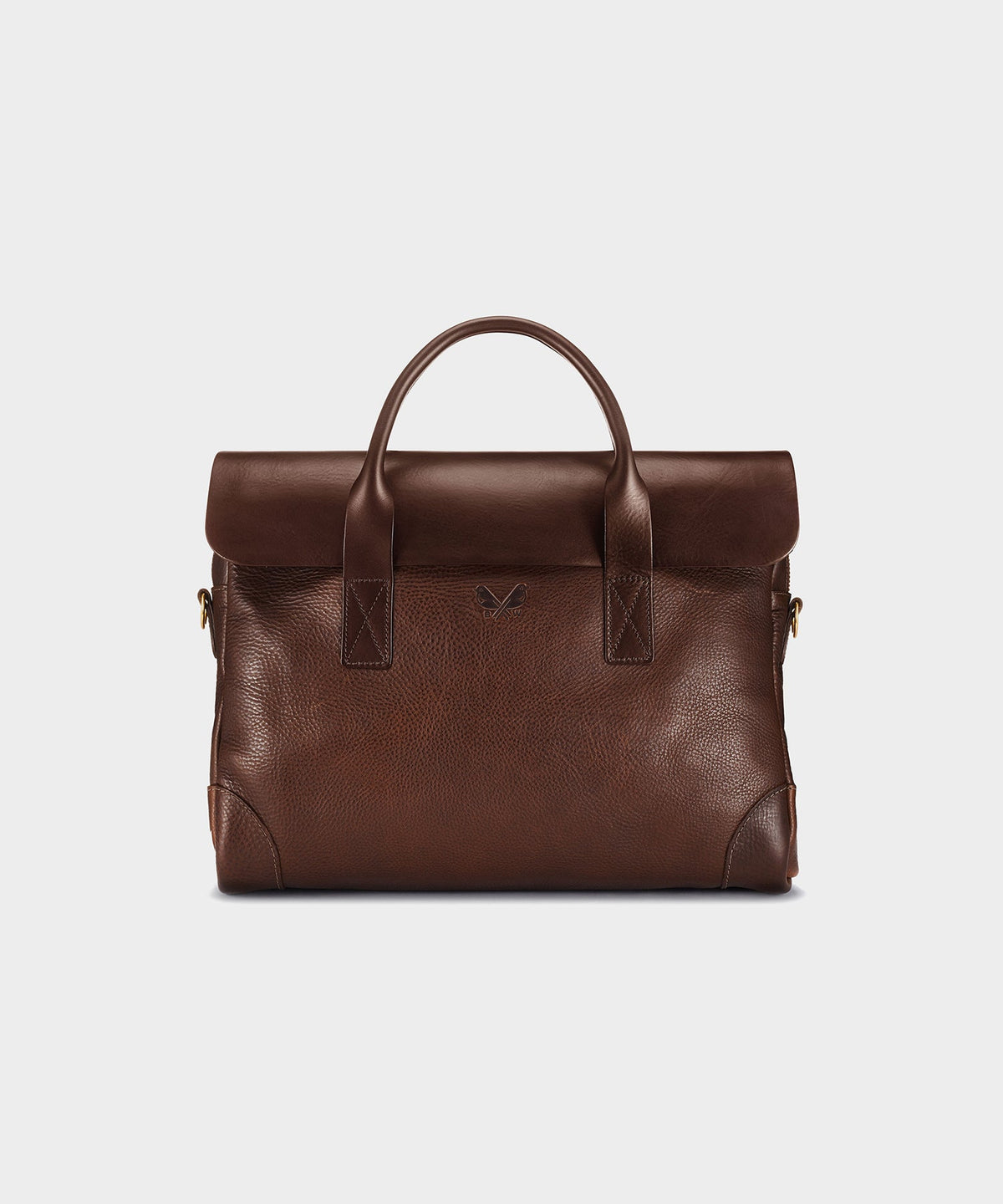 Todd Snyder Bennett Winch Leather Brief - Brown