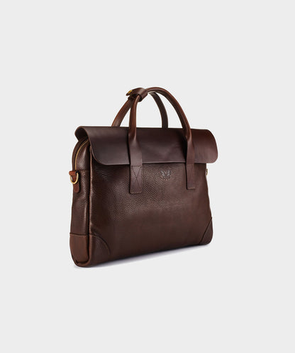 Todd Snyder Bennett Winch Leather Brief - Brown