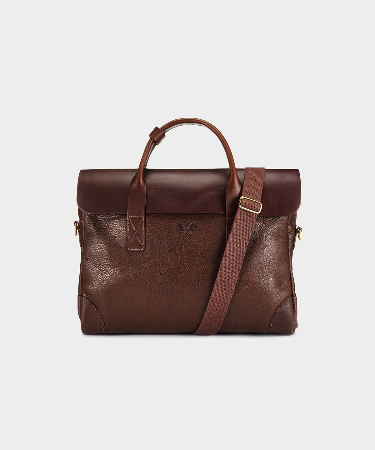 Todd Snyder Bennett Winch Leather Brief - Brown