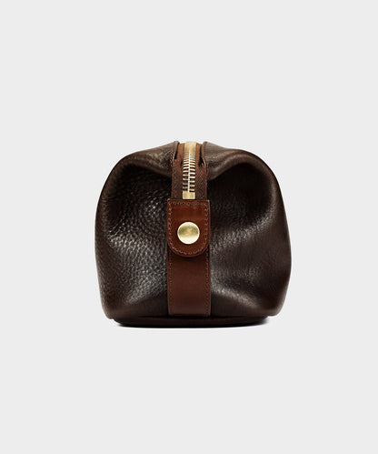 Todd Snyder Bennett Winch Leather Washbag - Brown