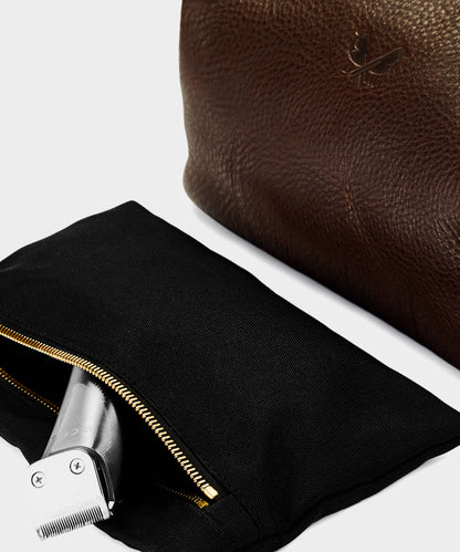 Todd Snyder Bennett Winch Leather Washbag - Brown
