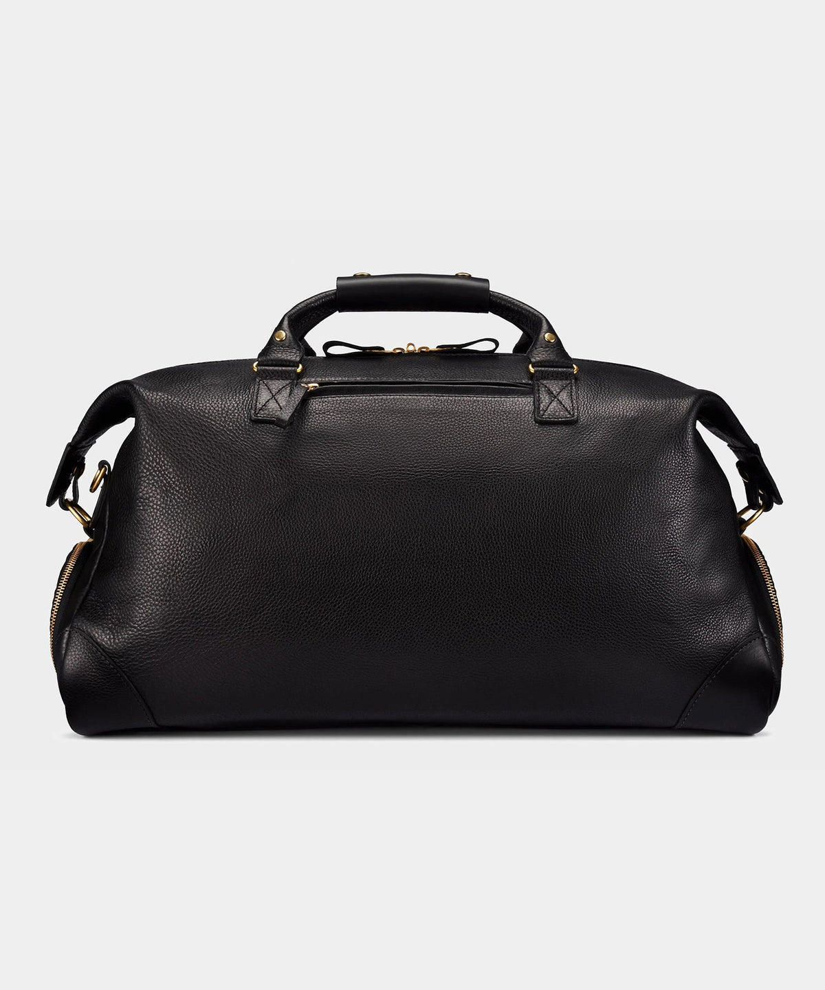 Todd Snyder Bennett Winch Leather Weekender - Black