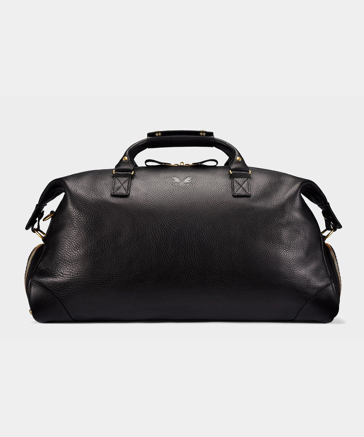 Todd Snyder Bennett Winch Leather Weekender - Black