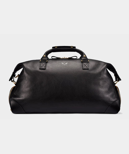 Todd Snyder Bennett Winch Leather Weekender - Black