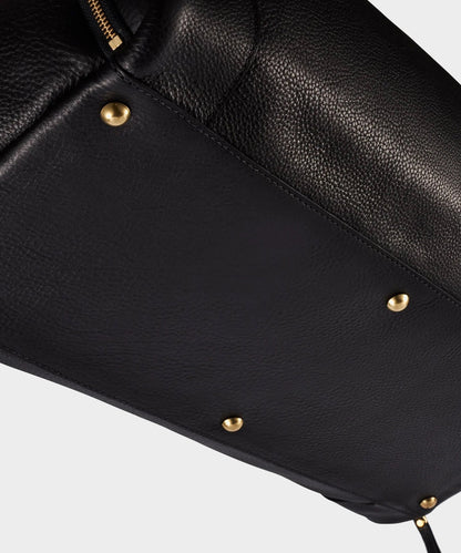 Todd Snyder Bennett Winch Leather Weekender - Black