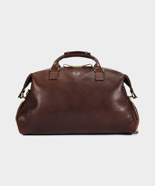 Todd Snyder Bennett Winch Leather Weekender - Brown