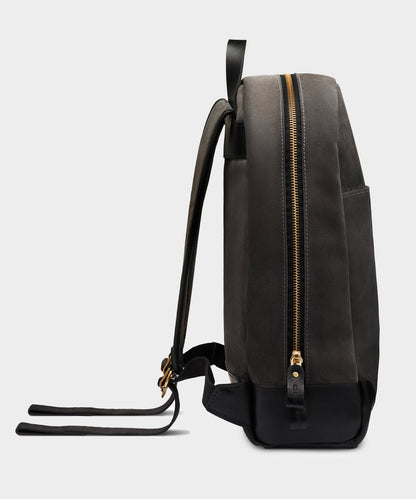 Todd Snyder Bennett Winch Suede Backpack - Grey
