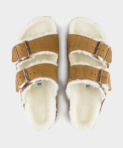 Todd Snyder Birkenstock Arizona Shearling Sandal - Mink