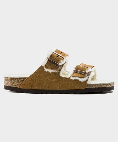 Todd Snyder Birkenstock Arizona Shearling Sandal - Mink