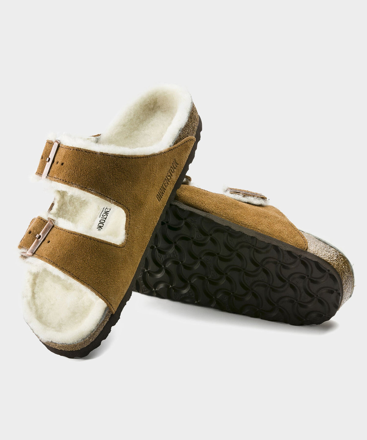 Todd Snyder Birkenstock Arizona Shearling Sandal - Mink