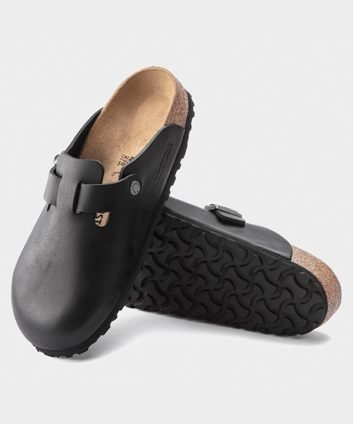 Todd Snyder Birkenstock Boston Leather Grip Clog - Black