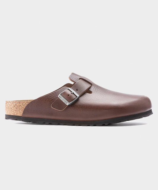 Todd Snyder Birkenstock Boston Leather Grip Clog - Brown