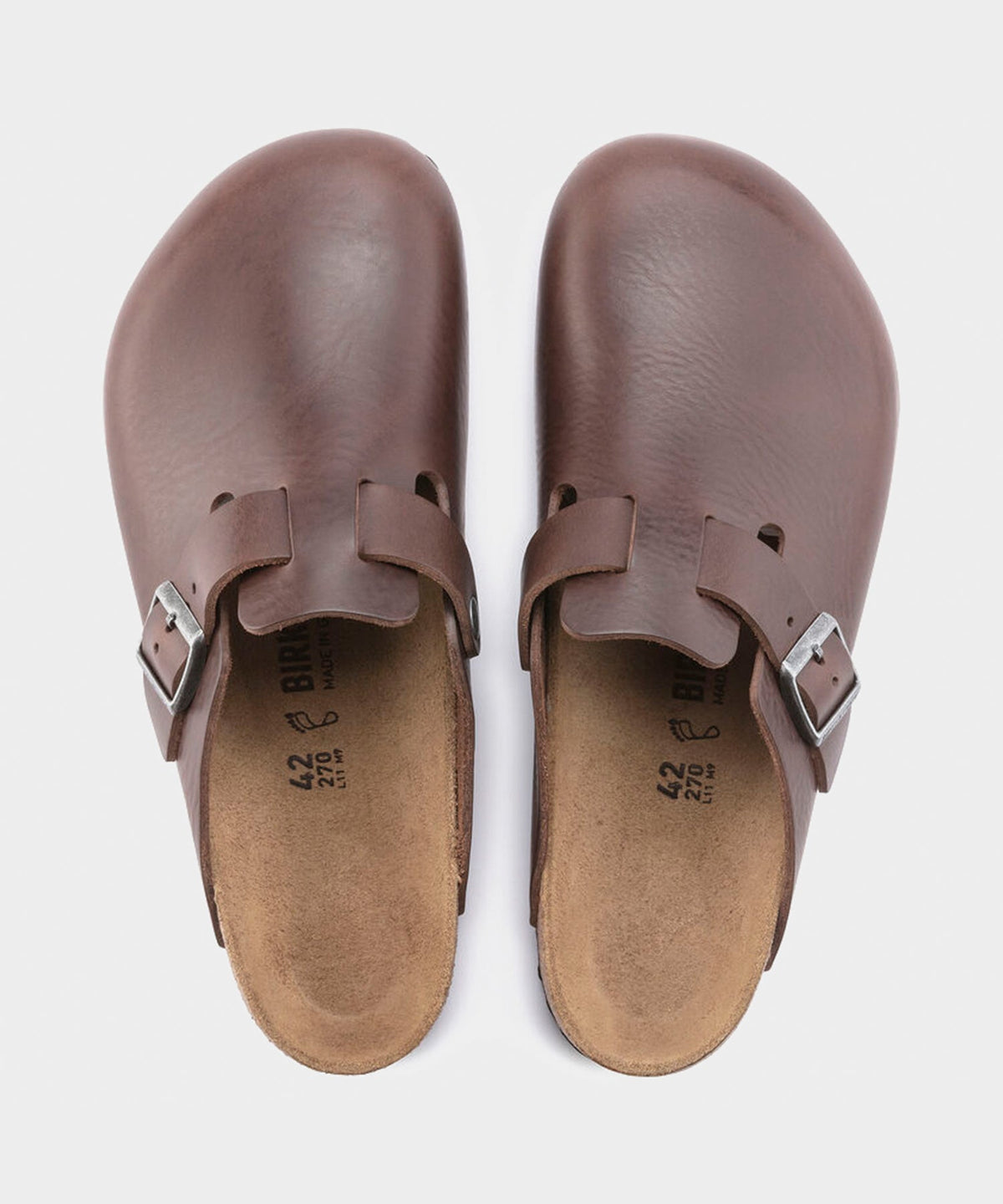 Todd Snyder Birkenstock Boston Leather Grip Clog - Brown
