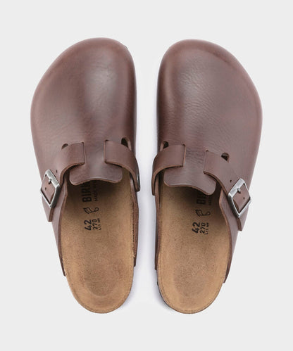 Todd Snyder Birkenstock Boston Leather Grip Clog - Brown