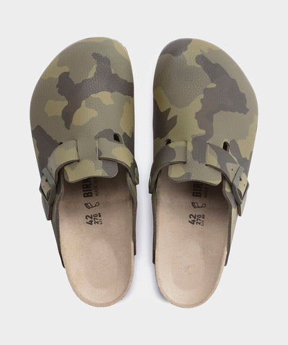 Todd Snyder Birkenstock Boston Olive Camo Print - Olive Camo Print