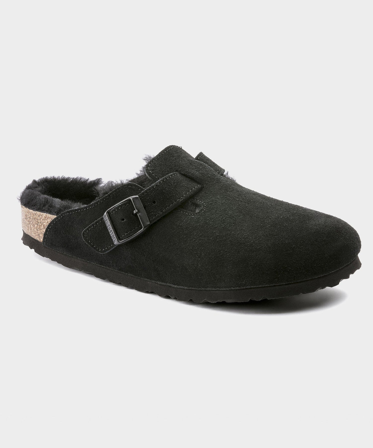 Todd Snyder Birkenstock Boston Shearling Mule - Black
