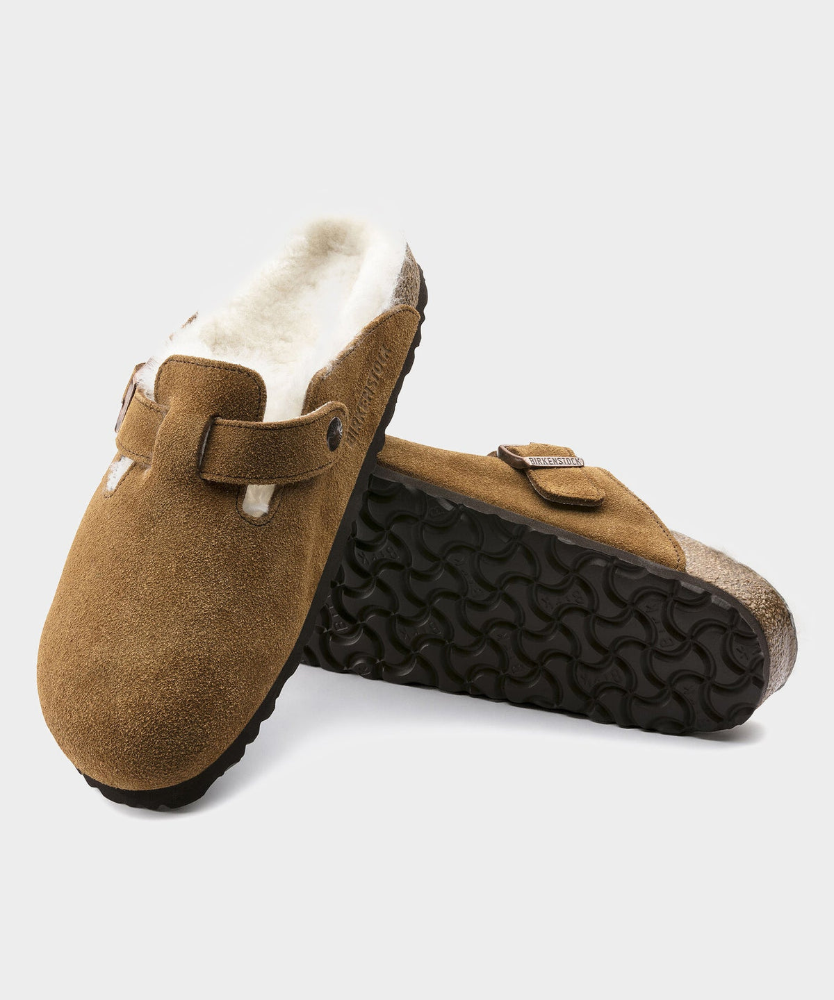Todd Snyder Birkenstock Boston Shearling Mule - Mink