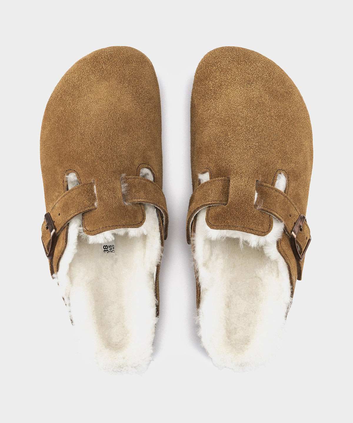 Todd Snyder Birkenstock Boston Shearling Mule - Mink