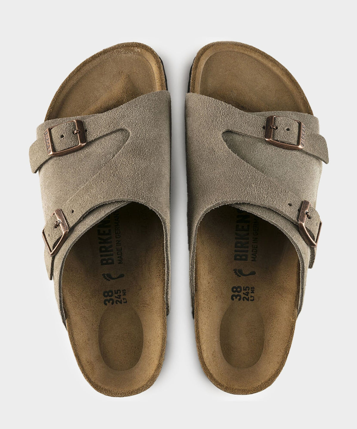 Todd Snyder Birkenstock Zurich Suede Sandal - Taupe