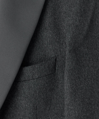 Todd Snyder Italian Cashmere Peak Lapel Tuxedo Jacket - Grey