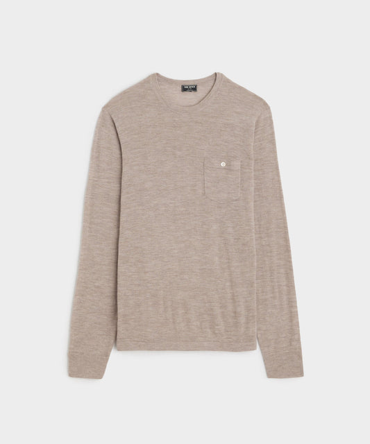 Todd Snyder Cashmere Pocket Tee - Toast