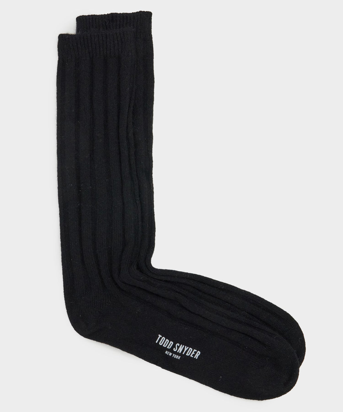 Todd Snyder Cashmere Sock - Black