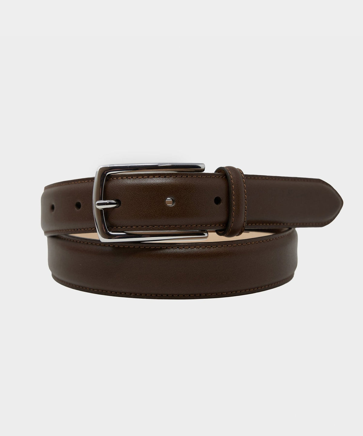 Todd Snyder Classic Leather Dress Belt - Toasted Brown