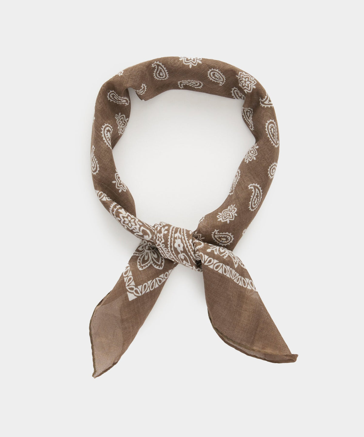 Todd Snyder Cotton Bandana Neckerchief - Brown