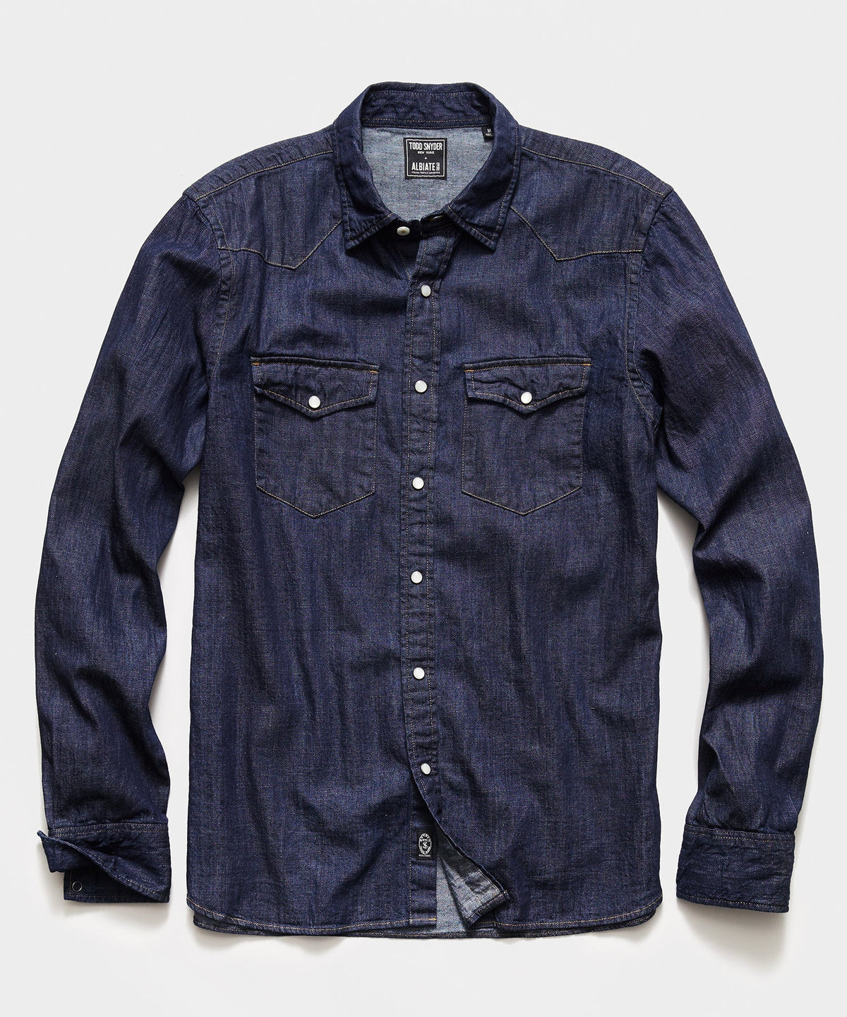 Todd Snyder Denim Western Shirt - Blue