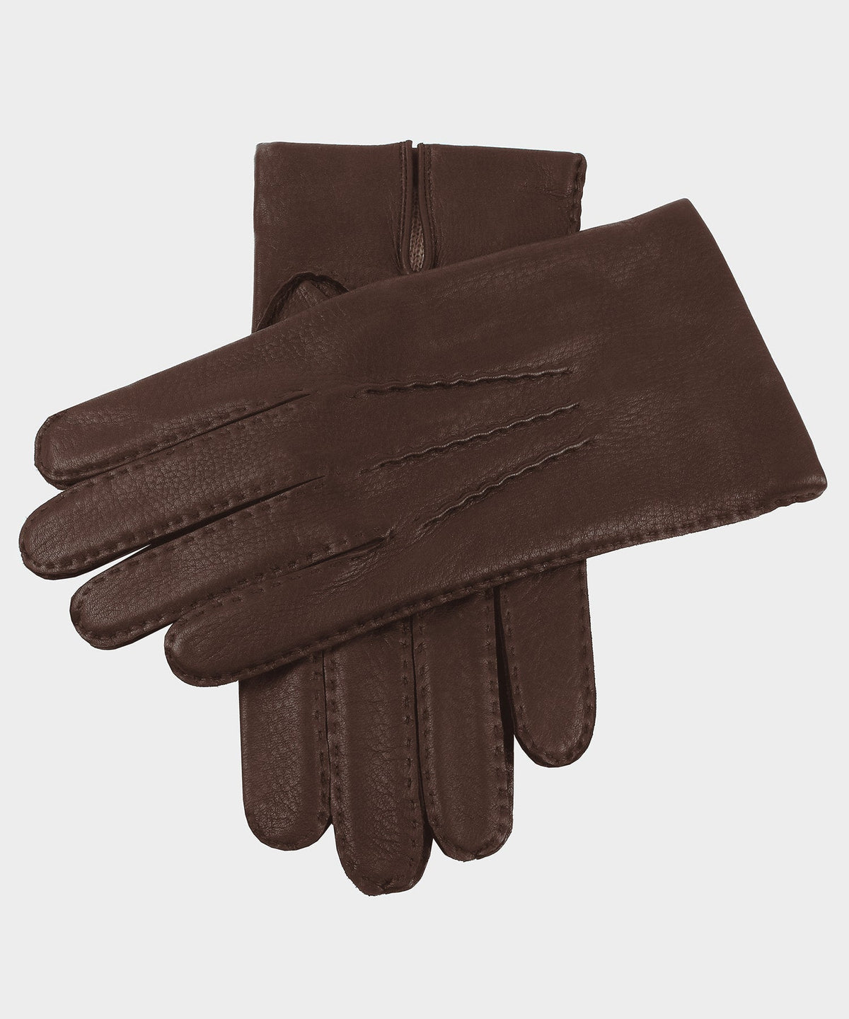 Todd Snyder Dents Cambridge Cashmere Lined Deerskin Gloves - Bark