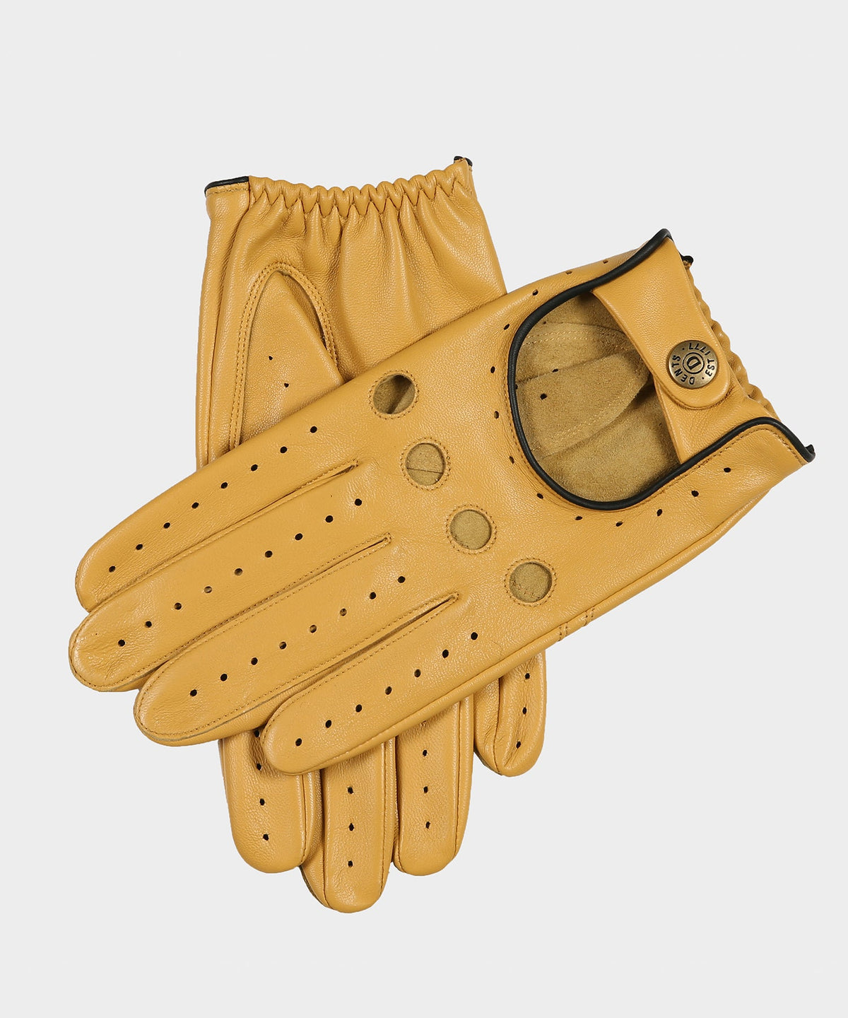 Todd Snyder Dents Delta Leather Driving Glove - CORK
