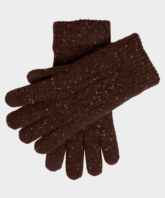 Todd Snyder Dents Lacock Donegal Glove - Chocolate
