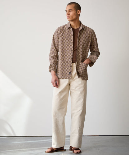 Todd Snyder Dobby Chore Shirt - Brown