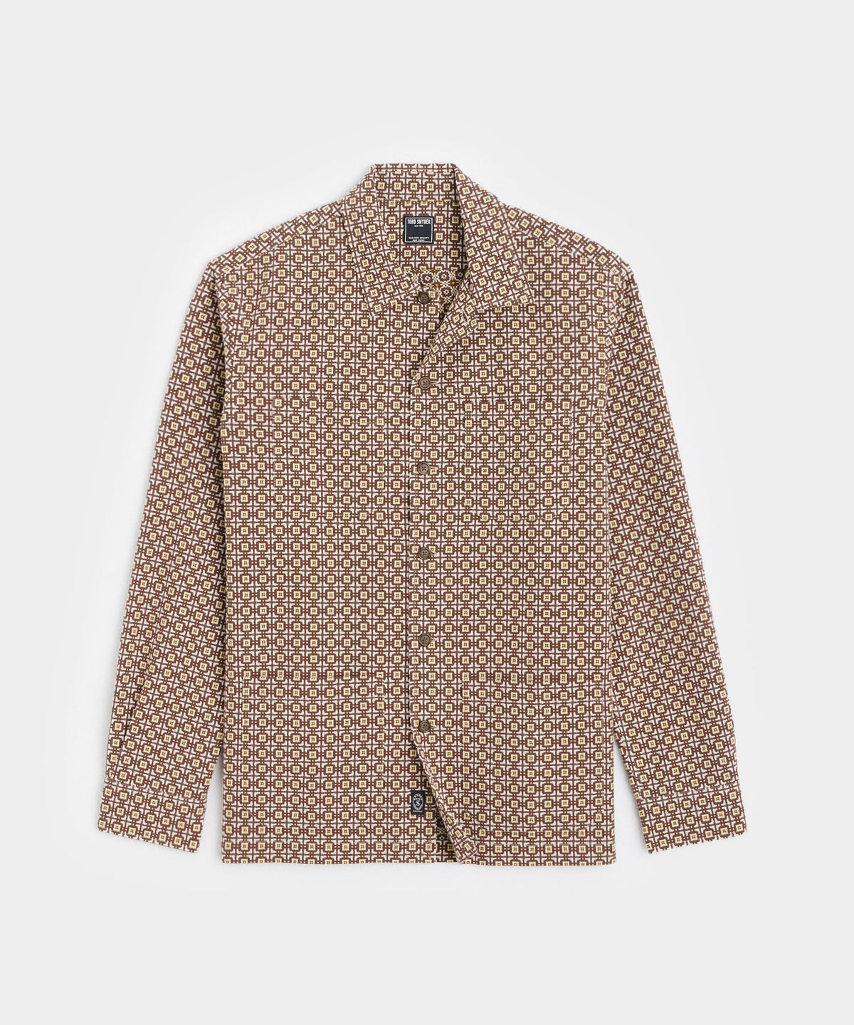 Todd Snyder Dobby Chore Shirt - Brown