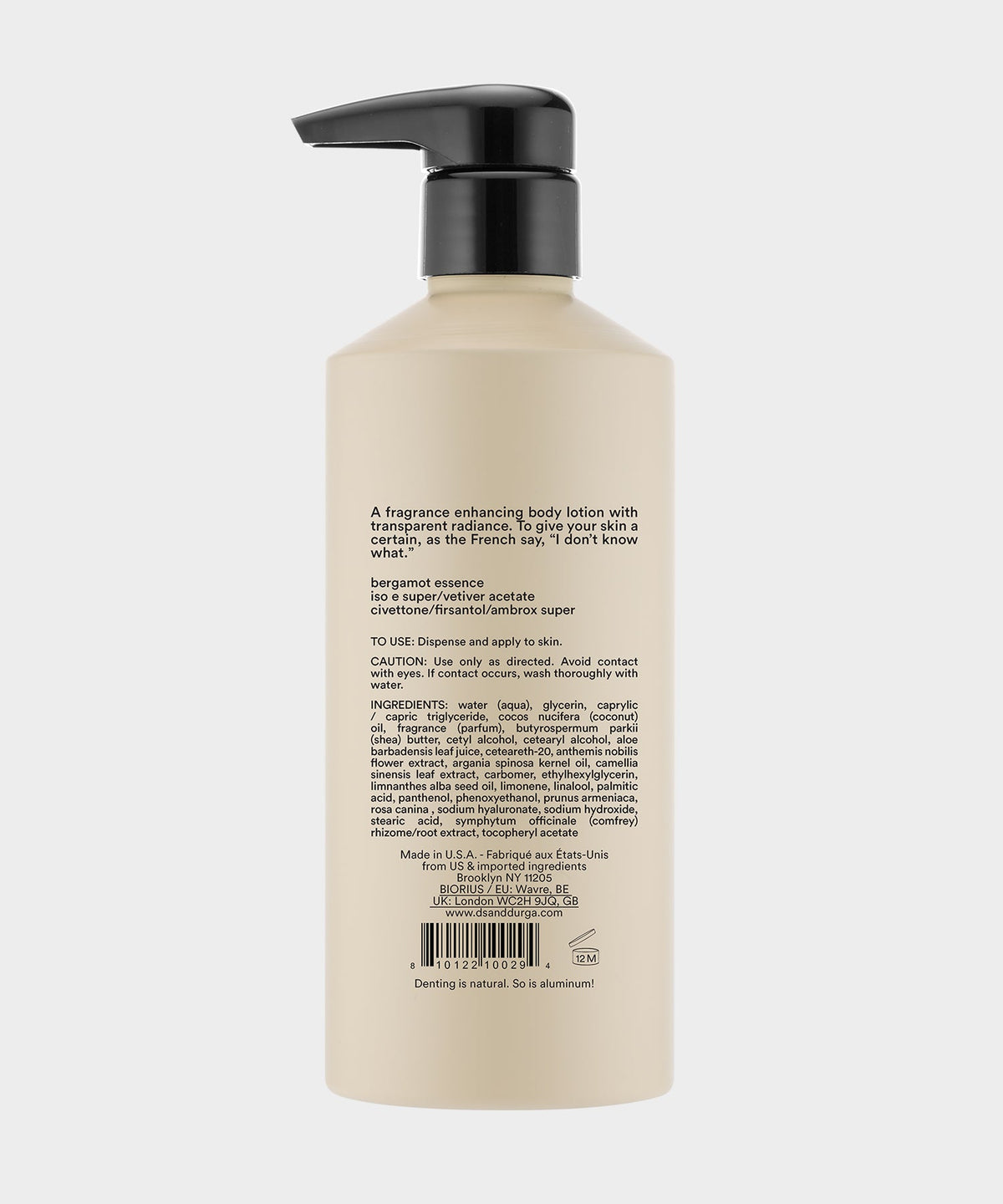 Todd Snyder D.S. & DURGA I Don't Know What Body Lotion - Black