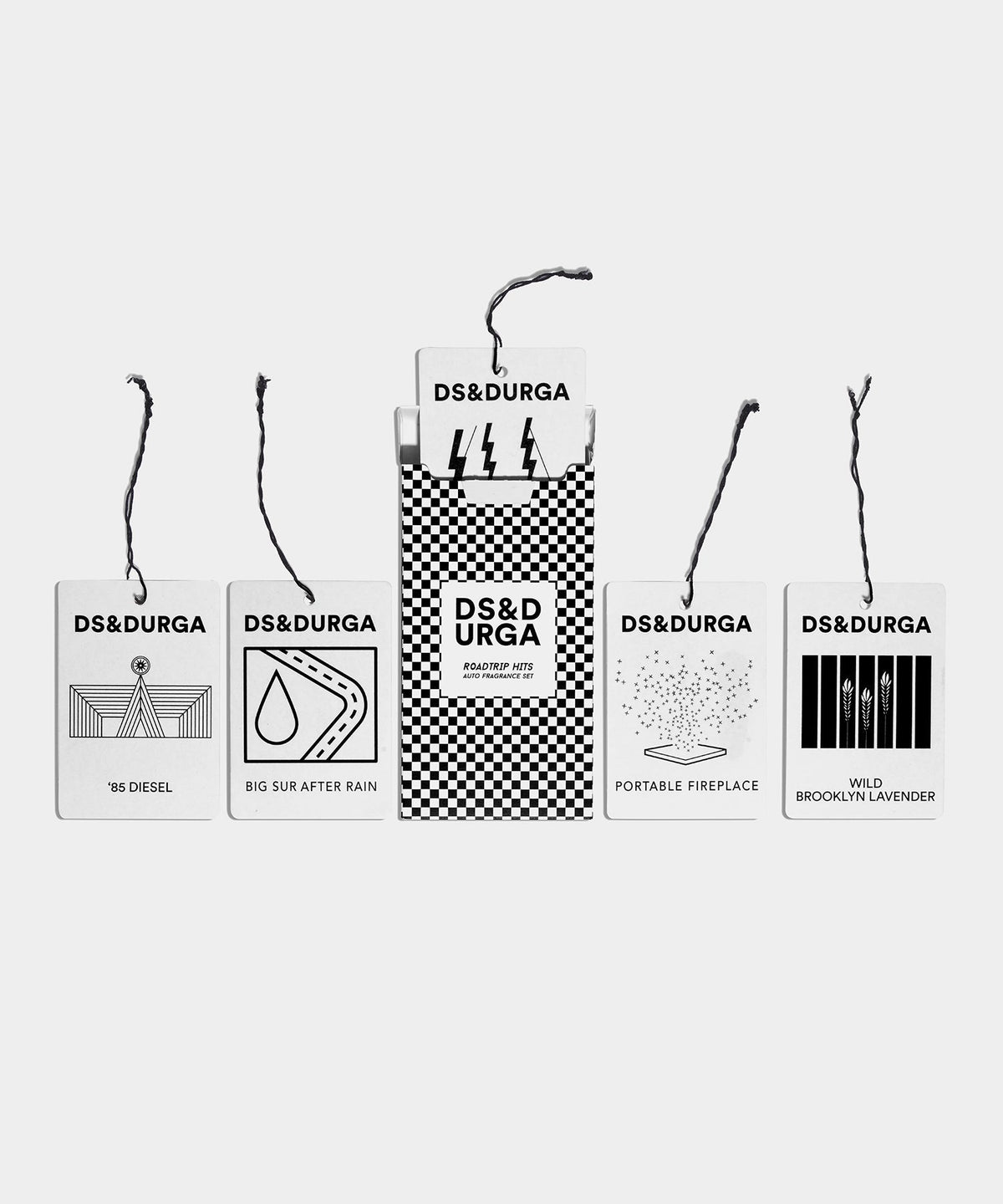 Todd Snyder D.S. & DURGA Road Trip Hits 5-Piece Auto Fragrance Set - Black