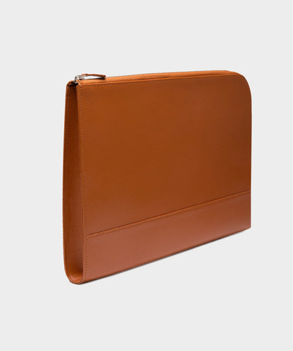 Todd Snyder Ettinger Capra Large Zip A4 Portfolio Pouch - Tan