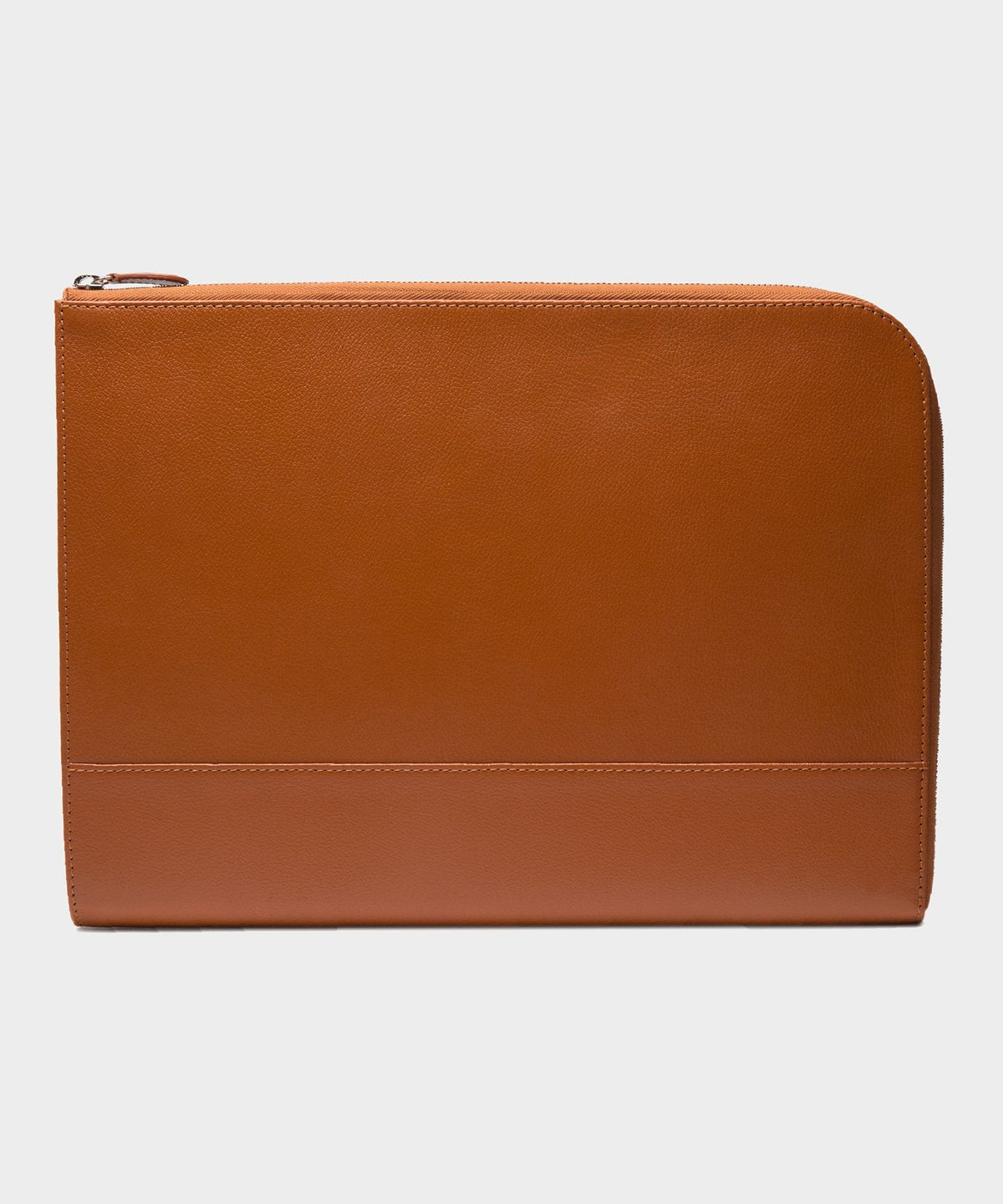 Todd Snyder Ettinger Capra Large Zip A4 Portfolio Pouch - Tan