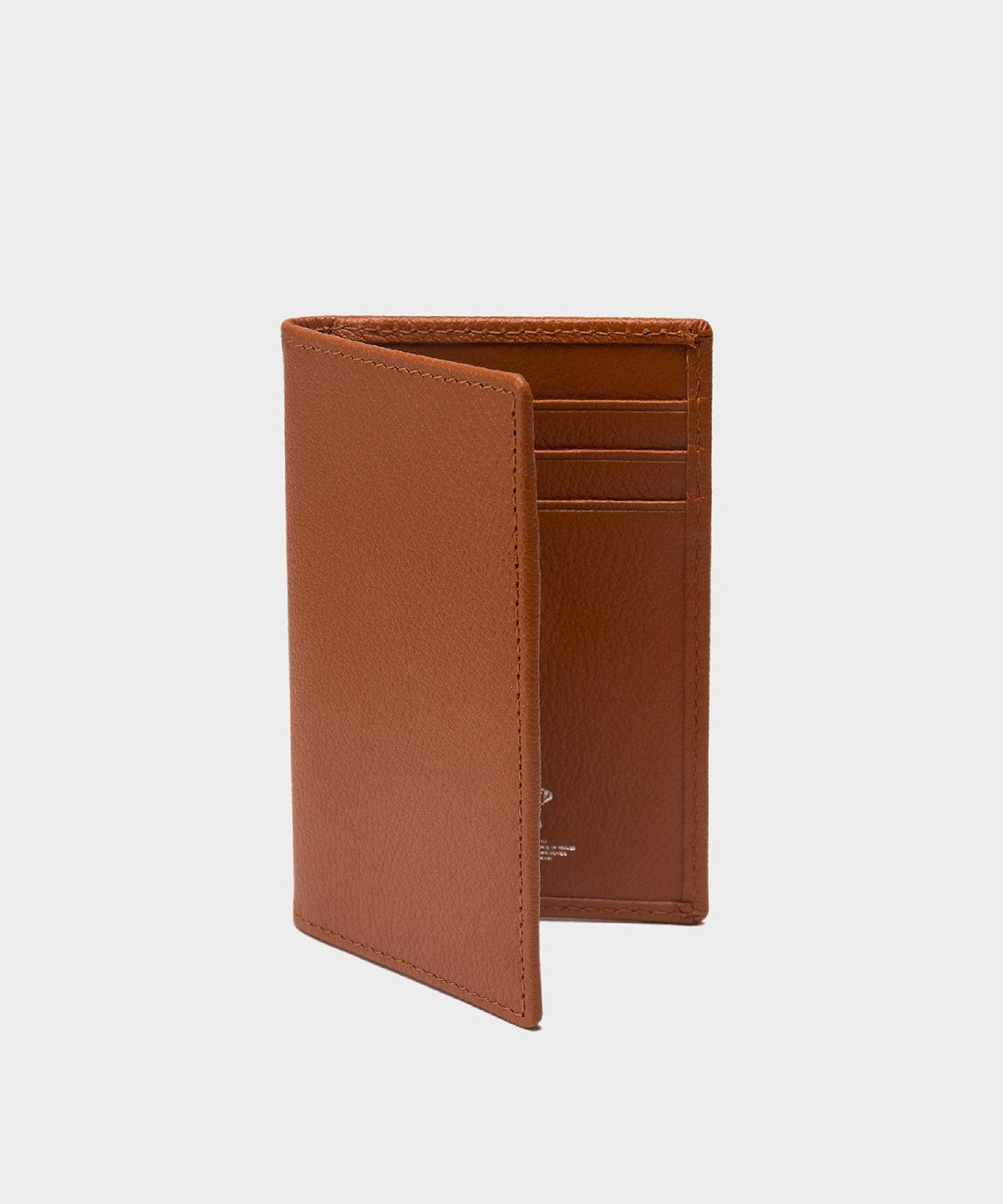 Todd Snyder Ettinger Capra Slim Credit Card Case - Tan
